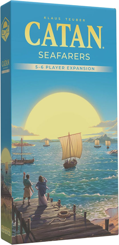 CATAN Seafarers 5-6 Player Board Game Expansion (6th Edition) Add More Players to Your Adventure Strategy Game for Kids &amp Adults Ages 12+ 3-6 Players 60-90 Minute Playtime