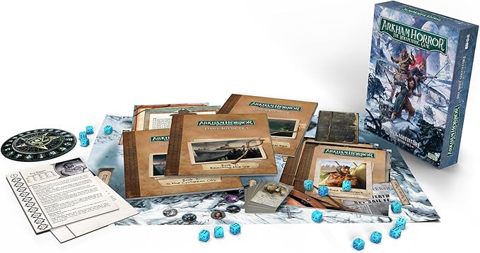 Asmodee Arkham Horror The Roleplaying Game Terra Antarctica Adventure Book Immersive RPG for Kids &amp Adults Ages 14+ 2-6 Players 1+ Hour Playtime