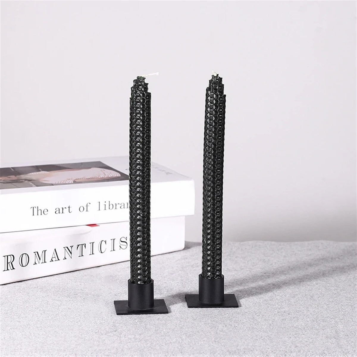 Candlestick Holders European Iron Candlestick Restaurant Candle Base Retro Metal Candlestick Holder Candle Cup Candle Holders (Color : A1)