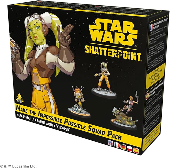 Atomic Mass Games Star Wars Shatterpoint Make The Impossible Possible Squad Pack - Tabletop Miniatures Game Strategy Game for Kids and Adults Ages 14+ 2 Players 90 Minute Playtime