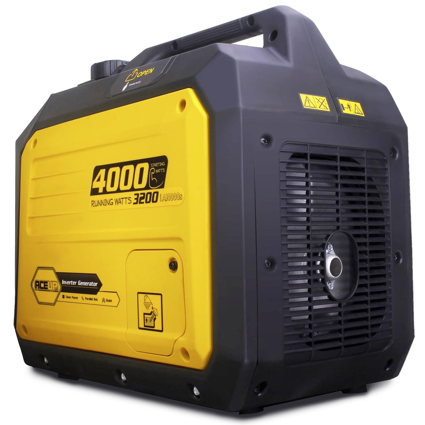 Aceup Energy 4000 Watt Inverter Generator Portable 149cc, Gas Powered Generator Quiet for Home, RV-Ready, EPA Compliant