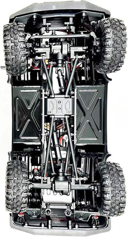 HOBBYPLUS CR18P EVO 2 RockVan RC Crawler - 1/18 Scale Mini RC Crawler with Two-Speed Transmission All-Metal Gears Evolved EVO Platform Ready-to-Run Distinctive Styling