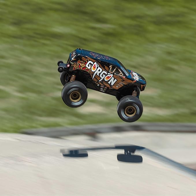ARRMA RC Truck 1/16 Gorgon GROM 4X4 RTR Brushed Monster Truck (Battery &amp Charger Included) Bronze ARA2130T3