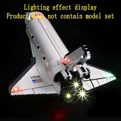 LED Light Kit Compatible with Lego NASA Space Shuttle Discovery - Lighting Set for Creator 10283 Building Model (Model Set Not Included)