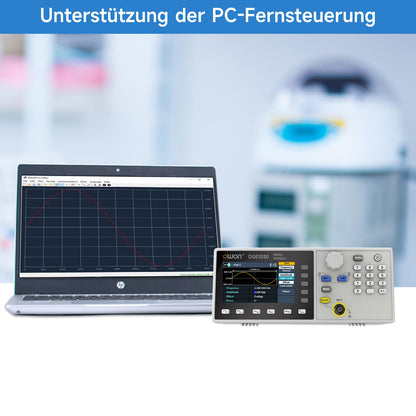 OWON Waveform Generator,30MHz Bandwidth, 125MSa/s Sampling Rate, 14 bits Vertical Resolution, 8K Waveform Length,5 Basic Waveforms, and 160 built-in Arbitrary Waveforms, with 3.6IN LCD Display DGE1030