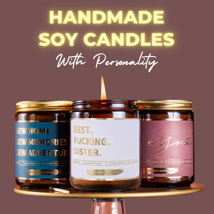 Best Sister Ever Scented Candle - Funny Birthday Gifts for Sister from Sisters - Sister Birthday Gift for Women - Cool Sisters Candle for Bonus Stepsister, Step Sis in Law Present from Brother