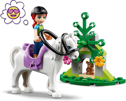 LEGO Friends Mia's Horse Trailer 41371 Building Kit with Mia and Emma Mini Dolls Includes Toy Truck Horse and Rabbit for Creative Play (216 Pieces)