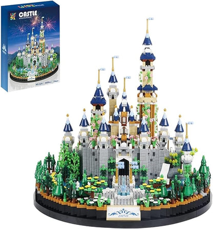 3600PCS Micro Mini Building Blocks Castle SetsCreative Ideals Dream Palace Building Block Best Bricks Gift for 14+ Boys Girls or Adults