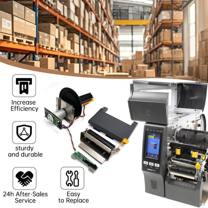 Liner Take Up Spindle & Peel Assembly for Zebra ZT411 Barcode Printer 203dpi 300dpi P1058930-052 P1105147-019