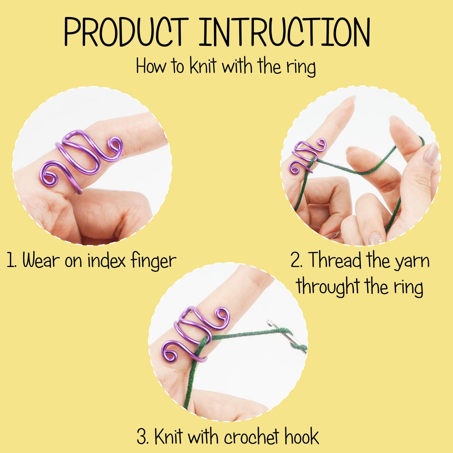 Handmade Crochet Tension Ring, Yarn Tension Ring For Crochet, Crochet Gifts For Crocheters, Mothers Day Gifts For Mom, Gifts For Women, Retirement Gift For Woman, Retirement Gifts