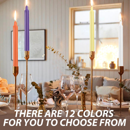 100 Pack Multicolor Spell Chime Candles – Premium Mini Unscented Taper Candles for Rituals, Prayer, Meditation, Altar, Spells – 4" Tall – Ideal for Witches & Spiritual Practices