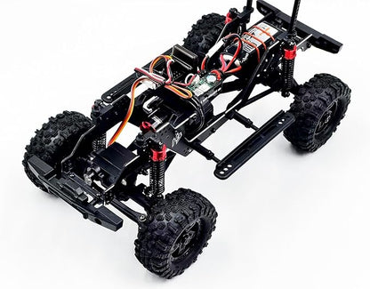 HOBBYPLUS CR-18P V3 Brushless Rushmore in Metallic Cyan - 1/18 Scale RC Truck Crawler with Off-Road RC Trucks Features Portal Axles &amp Metal Gears - Ready-to-Run (1810416-V3)