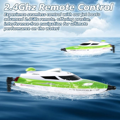RC Boat-Remote Control Boat for Adults-High Speed 35+ KPH for Pool-Toys for Ages 8-13 (Green)
