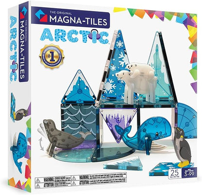 MAGNA-TILES Arctic Animals 25-Piece Magnetic Construction Set The ORIGINAL Magnetic Building Brand