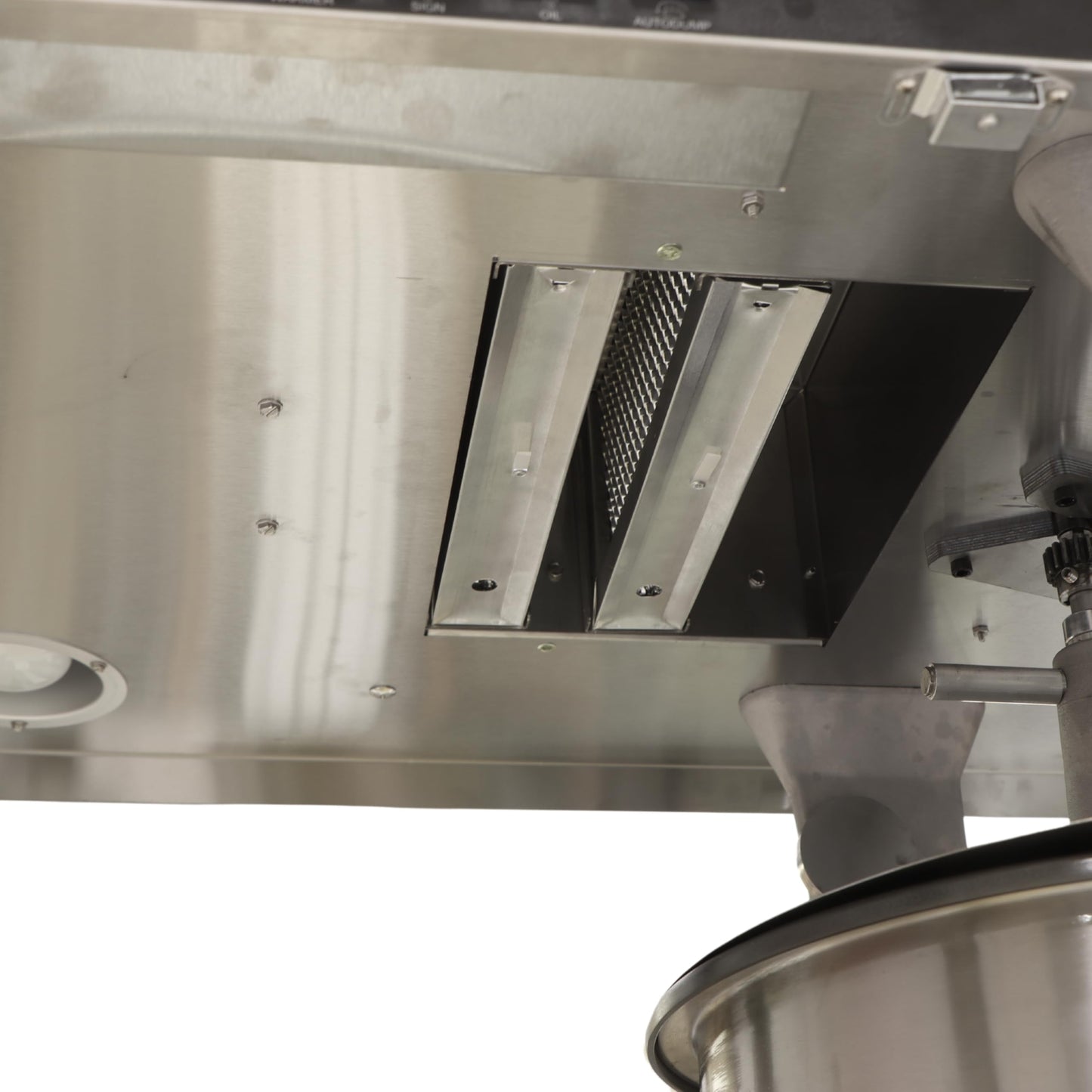 Apex 32 oz Large Commercial Popcorn Machine with Stand, 660 oz/hr Capacity, LED Sign, Heated Base