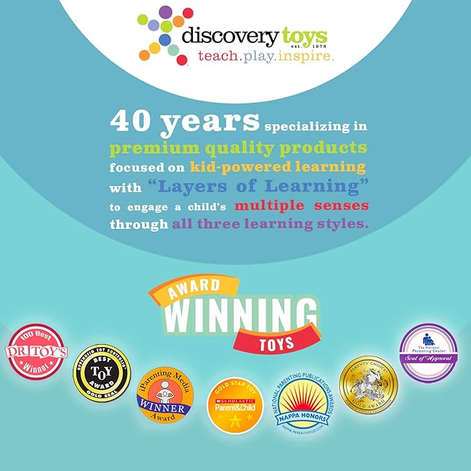 Discovery Toys Marbleworks Deluxe Marble Run | Kid-Powered Learning | STEM Educational Building Block Toy Learning &amp Childhood Development 5 Years Old and Up