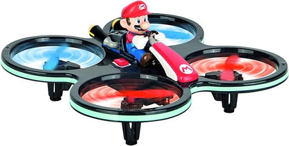 Carrera RC - Officially Licensed Mario Kart Mini Mario-Copter 2.4GHz Rechargeable Remote Control Helicopter Drone Toy Easy to Fly