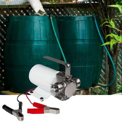 Little Giant 555203 300 GPH 12V Stainless Steel Non-Submersible Utility Pump, 365S, White