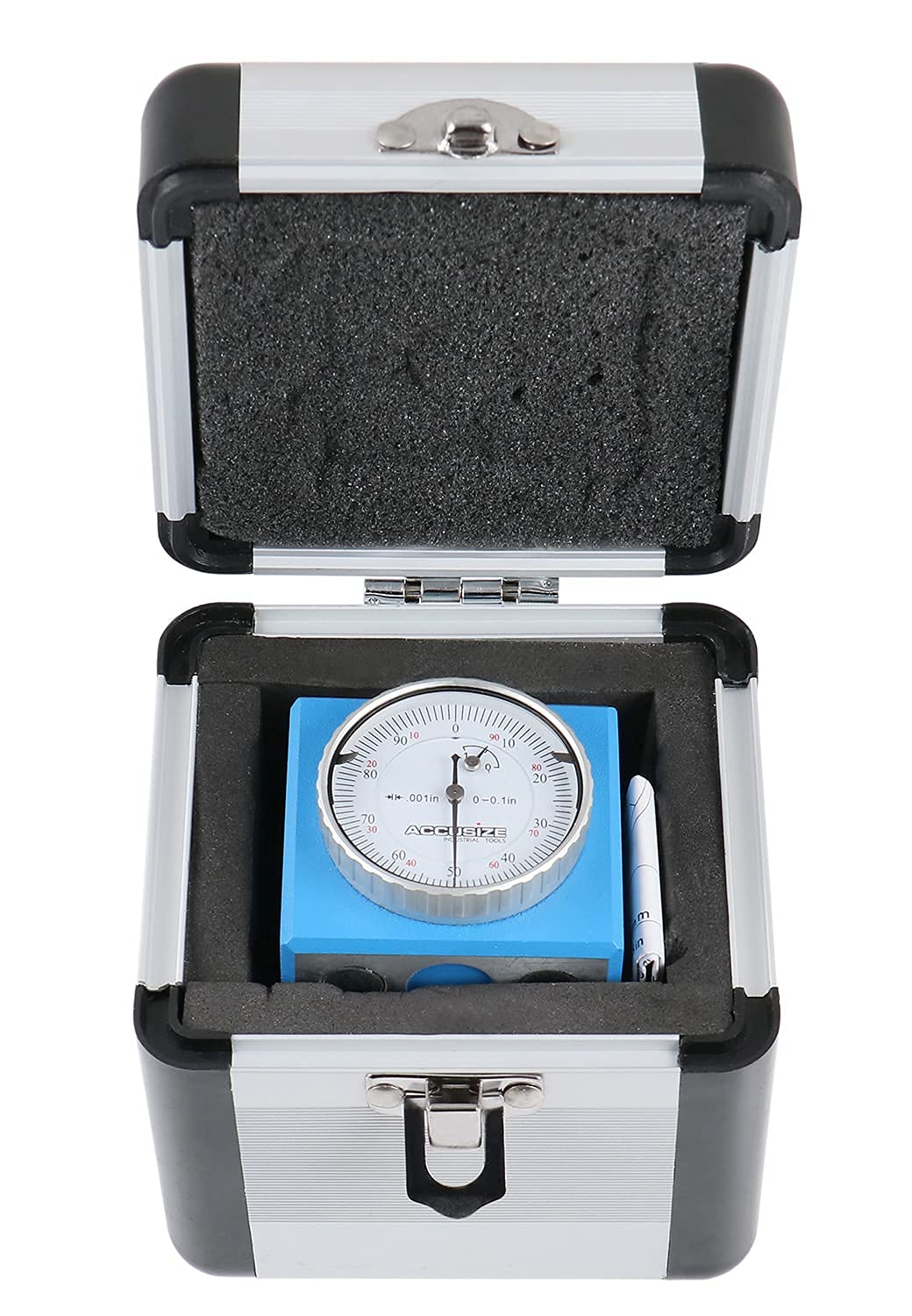 Accusize Industrial Tools 0-0.1'' X 0.001'' Z Axis Zero Setting in Fitted Box, 0801-0301