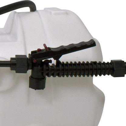 Chapin 97200E Made in the USA 15 Gallon ATV/UTV 12 Volt Mounted Spot Sprayer With 6 Inch Wide Mouth, High Performing 12 V Diaphragm Pump and Filtration System and 18 Inch Spray Wand, Translucent White