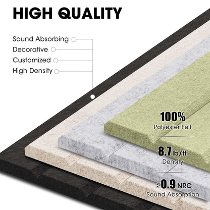 MQAAUP Large Cork Board for Walls 59" x 36",15 Pack 12"X12"Felt Bulletin Board Tiles with 120 Adhesive Tabs,Cork Board Alternative for Office Decor, Push Pin Board Wall Organizer-Light Gray