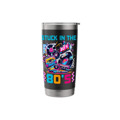 Stuck In The 80's Music Party Costume 80's Theme Party Stainless Steel Insulated Tumbler