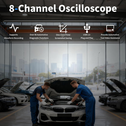 Hantek 1008C PC USB 8CH Automotive Diagnostic Digital Oscilloscope/DAQ/Programmable Generator