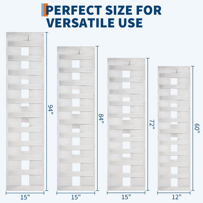 GarveeTech 6000 LBS Capacity Heavy Duty Aluminum Ramps Ultimate Safety Top Hook & Non-Slip Rungs, Tip-Proof Design Commercial Grade Loading Ramps for Trucks, Tractors, ATV/UTV, Lawn Equipment