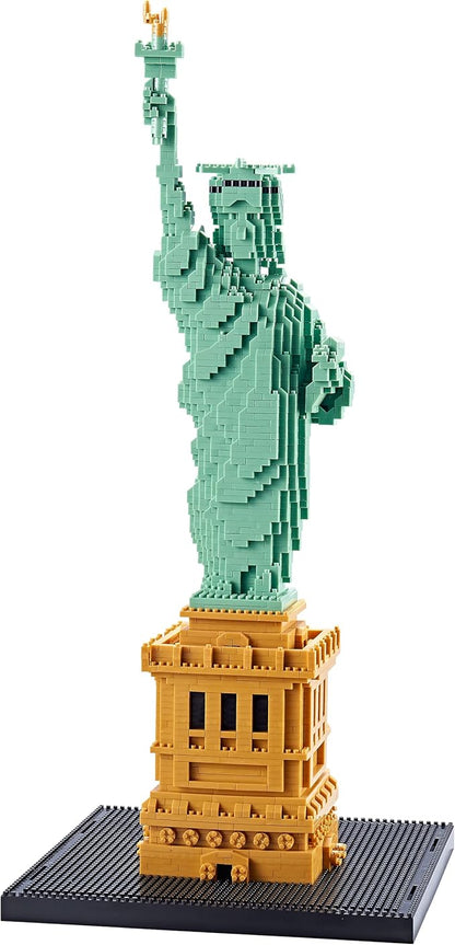 YaJie Statue of Liberty Micro Blocks Set Educational Architecture Model Kit for Teens &amp Adults Creative DIY Landmark Building Toy Ideal Gift for Ages 14+(2810 PCS)