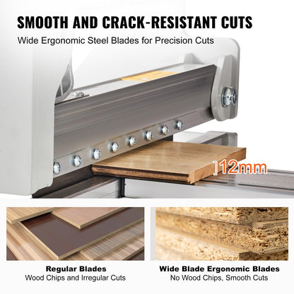 VEVOR 13-inch Flooring Cutter, Handles Vinyl Plank, Laminate, Engineered Wood, Siding, with a 0.47in Cut Depth for Smooth, Simple Slicing, Suitable for LVP, WPC, SPC, LVT, VCT, PVC, etc.