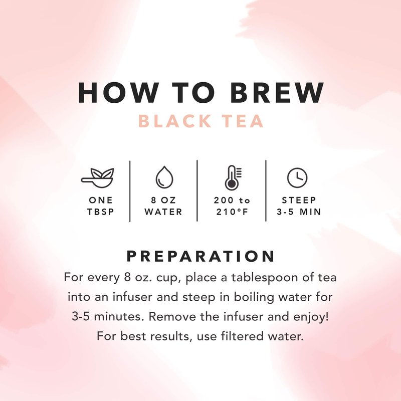 Pinky Up Gingerbread Tea - Loose Leaf Fall Flavored Black Tea, 40-60mg Caffeine Per Serving, Naturally Low Calorie & Gluten Free in 2.5Oz Tin, 25 Servings