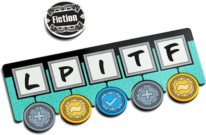 Allplay Fiction Banned Books Board Game | Cooperative Word Deduction &amp Bluffing Game | 2–10 Players 20–30 Min Playtime Logic Puzzle Party Game