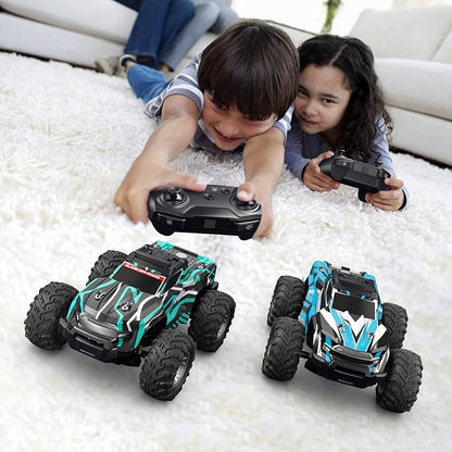 Remote Control Car for Boys 1:16 Scale All Terrain RC CarsHigh Speed 25Km/h Fast Car with Colorful Led Light and Spray RC TruckToy Car Gift for 6 7 8 9-14 Year Old Boys
