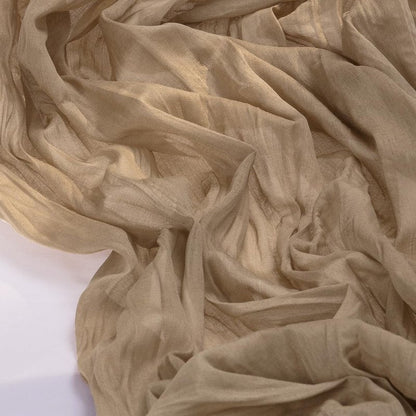 Socomi 15pcs Nude Brown Cheesecloth Table Runner Valentine's Day Boho Rustic Gauze 120 inch 10FT Cheese Cloth Runner for Wedding Party Baby Shower Birthday Home Decor Holiday Decorations