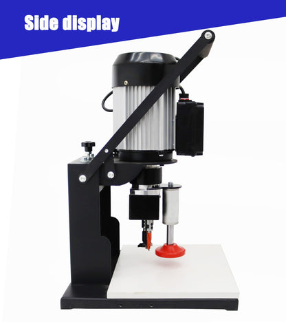 TECHTONGDA Electric Hinge Drilling Machine Portable Puncher Hand-Held Drilling Equipment Woodworking Hole Drilling, Depth 0-40mm 45-9.5
