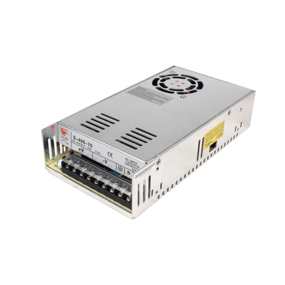 RATTMMOTOR 12N.m Closed Loop Servo Motor Nema34 CNC Kit with 70V DC Power Supply,12Nm 1700oz-in 86x86x156mm 6A+2HSS86 Hybrid 2-Phase Stepper Motor Servo Driver for CNC Router Engraving Milling Machine