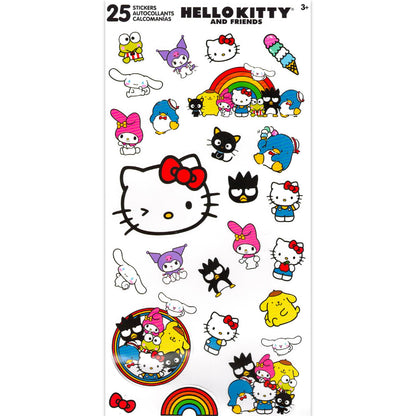 My Melody School Supplies Pack - 11 Pc Bundle of Sanrio Pencils & Topper, Ruler, Eraser, Stickers, More | Hello Kitty & Friends School Supplies
