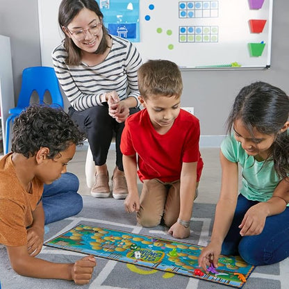 Learning Resources Sum Swamp Game Addition &amp Subtraction Board Game - Educational Homeschool Elementary Math Classroom Must Haves Kindergarten Gifts for Kids Numbers for Boys and Girls