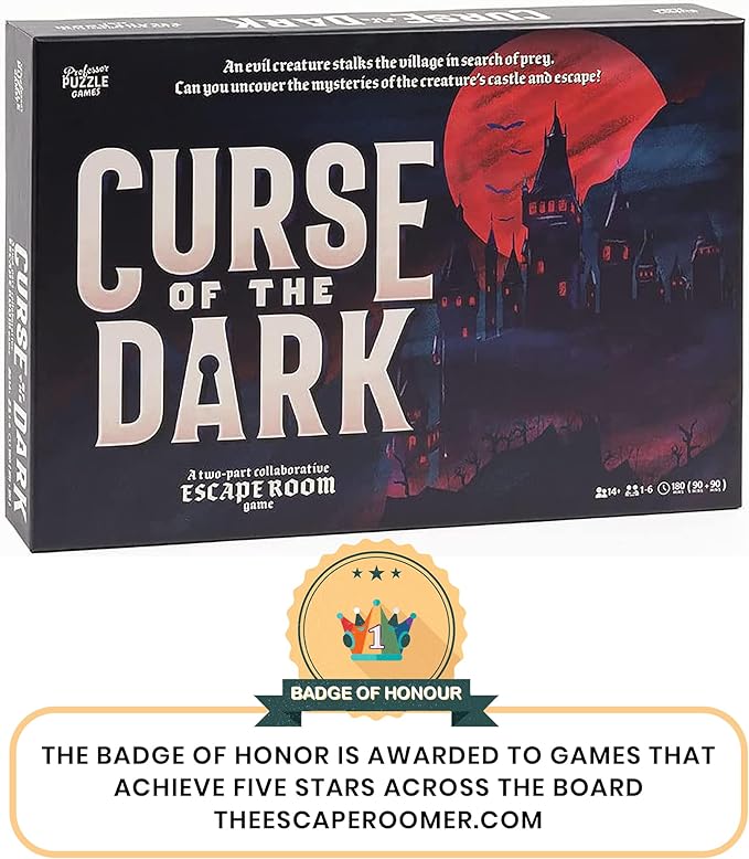 Professor PUZZLE Curse of The Dark Escape Room Game - Investigate The Mystery of a Doomed Village!