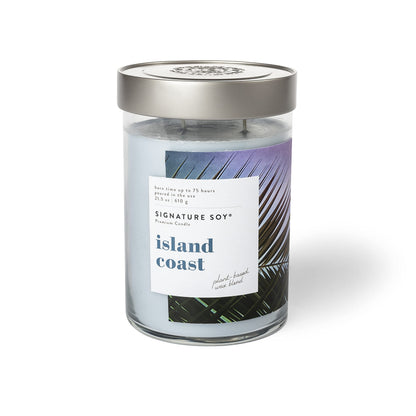 Signature Soy Lidded Island Coast Scented Candle Extra Large Jar