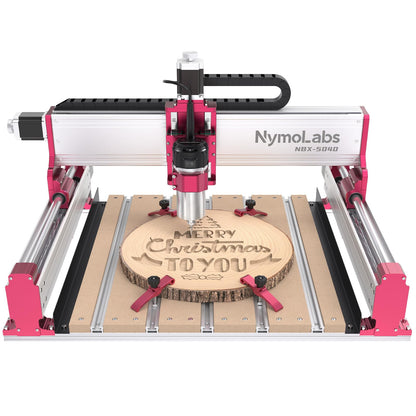NymoLabs NBX-5040 CNC Router Machine with Custom-Made 710W 7000-30000 RPM Trim Router Spindle & ER-11 Collet, Milling Engraving for Wood Acrylic Aluminum