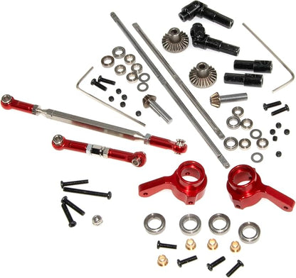 Axle Link Steering Cups Compatible with MN 1/12 MN78 Upgrade MN82 LC79 MN99s V2 Rc Car Metal Part Replace(Mixed Color)
