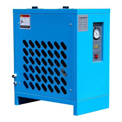Torin Industrial Refrigerated Air Dryer 110V 70 CFM, 0.75 KW for 15HP-20HP Rotary Screw Air Compressors – R134a Cooling System – Removes Moisture, Oil, Dust