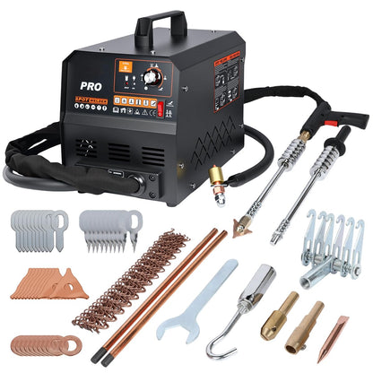 Dent Puller Welder 3500W 4200A Stud Welder Dent Repair Kit 6 Welding Modes Auto Body Spot Welder Dent Puller Machine Dent Removal Tool with Auto/Manual Welding & Overheat Protection for Car/Truck 110V