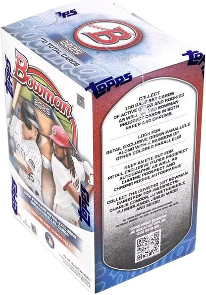 2025 Bowman Baseball Trading Card Blaster Box