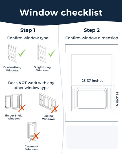Windmill Window Air Conditioner - Quiet & Smart. Easy Install, Voice-Enabled, Remote & App Control AC Unit - 12,000 BTU Inverter w/WhisperTech