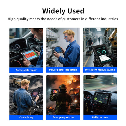 Tokigns 10.1 inch Rugged Tablet with 2D Barcode Scanner, Windows 11 Pro, 4G LTE, WiFi, GPS, NFC, 8GB+256GB Industrial Tablet PC, IP67 Waterproof, Sunlight Readable, Fingerprint, USB-C, 8000mAh