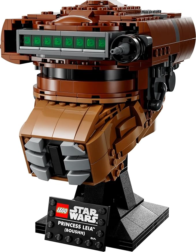 LEGO Star Wars Princess Leia (Boushh) Helmet Set for Adults 75351 (670 Pieces)