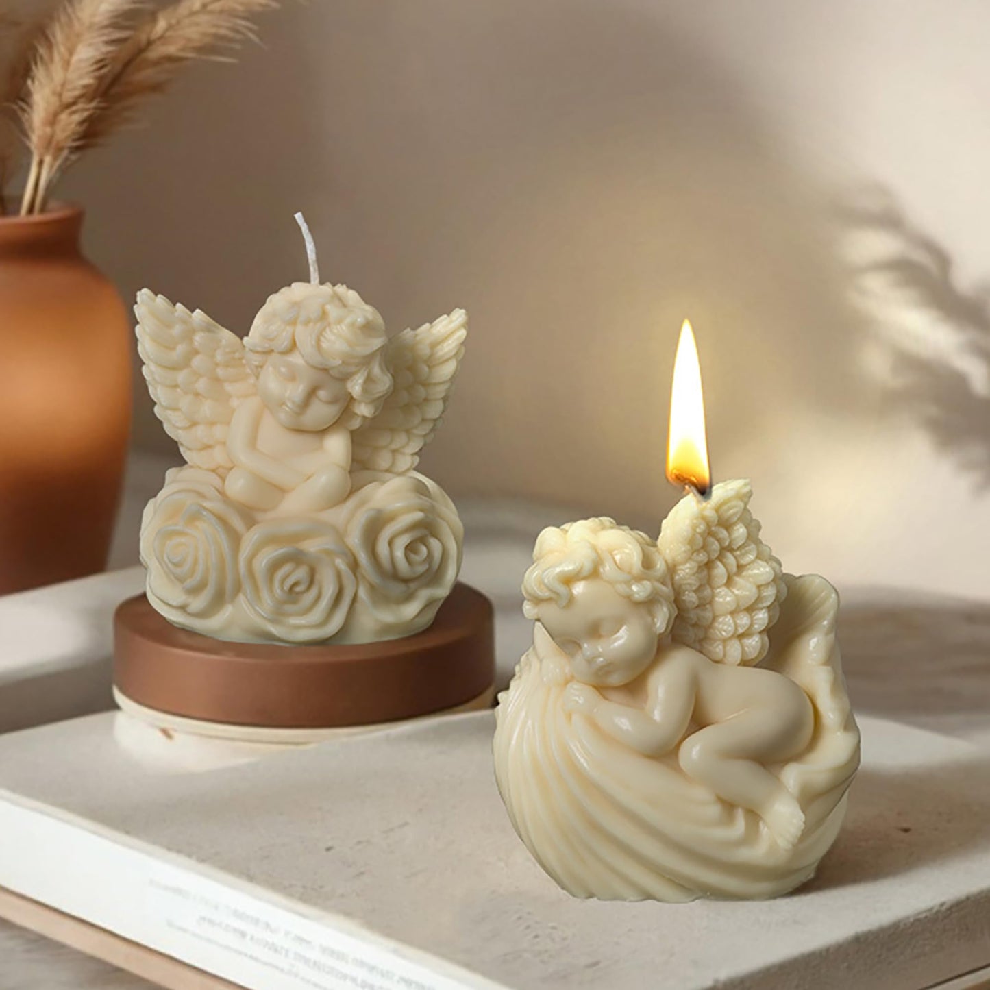 Silicone Nighthawk Mold - Owl Pillar Silicone Resin Casting Molds for Candle & Resin & Soap Craft Supplies