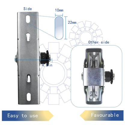 LAJIAOZ Garage Door Jackshaft Chain Hoist - 3:1 Reduced Drive Heavy Duty Hoist for Roll Up Doors and Jackshaft Garage Door Openers
